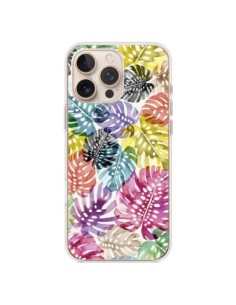 Coque iPhone 16 Pro Max Tigers and Leopards Yellow -...