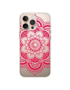 Cover iPhone 16 Pro Max Mandala Rosa Fucsia Azteco...
