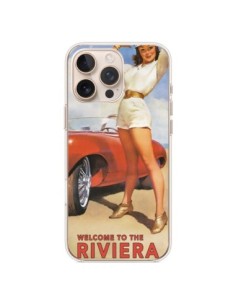 Cover iPhone 16 Pro Max Welcome to Monaco Vintage Pin Up...