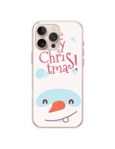 Coque iPhone 16 Pro Max Bonhomme de Neige Merry Christmas...