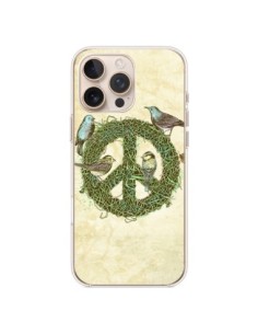 iPhone 16 Pro Max Case Peace and Love Nature Birds -...