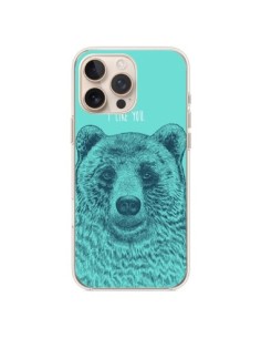 Coque iPhone 16 Pro Max Bear Ours I like You - Rachel...