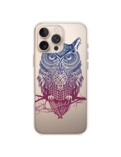 Coque iPhone 16 Pro Max Hibou Chouette Owl Transparente -...
