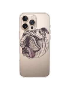 Cover iPhone 16 Pro Max Cane Bulldog Trasparente - Rachel...