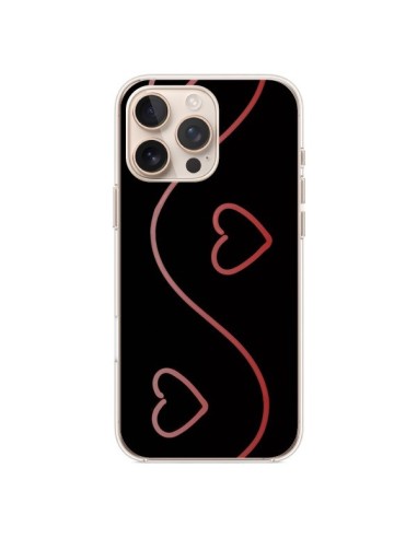Cover iPhone 16 Pro Max Cuore Amore Rosso - R Delean