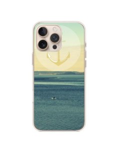 Coque iPhone 16 Pro Max Ancre Navire Bateau Summer Beach...