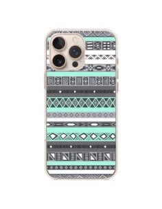 Cover iPhone 16 Pro Max Azteco Aztec Blu Pastello - Rex...