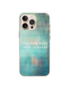 iPhone 16 Pro Max Case The heart wants what it wants...