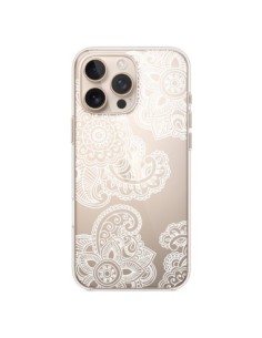 iPhone 16 Pro Max Case Lacey Paisley Mandala White...