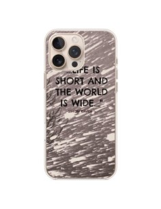 Coque iPhone 16 Pro Max Life is short Foret - Tara Yarte