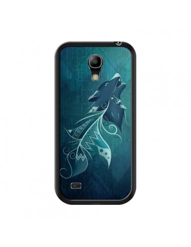 Coque Wolfeather Plume Loup pour Samsung Galaxy S4 Mini - LouJah