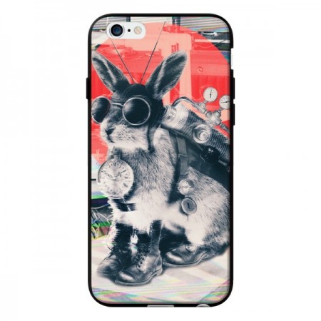 Coque Lapin Time Traveller pour iPhone 6 - Ali Gulec Coque Lapin Time Traveller pour iPhone 6 - Ali Gulec