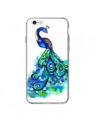Coque Paon Multicolore pour iPhone 6 - Annya Kai