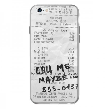 Coque Call me maybe pour iPhone 6 - Benoit Bargeton Coque Call me maybe pour iPhone 6 - Benoit Bargeton