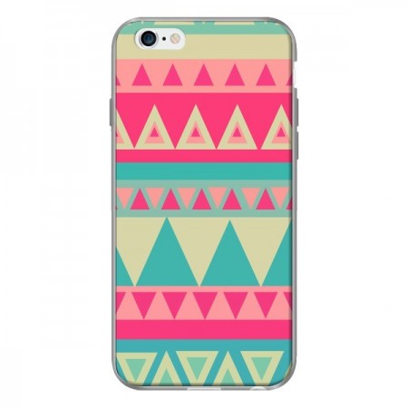 Coque Azteque Rose Vert pour iPhone 6 - Eleaxart Coque Azteque Rose Vert pour iPhone 6 - Eleaxart