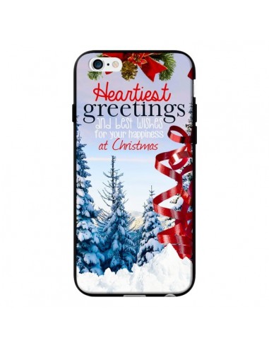 Coque Voeux Joyeux Noël pour iPhone 6 - Eleaxart