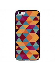 Coque Azteque Triangle Orange pour iPhone 6 - Eleaxart