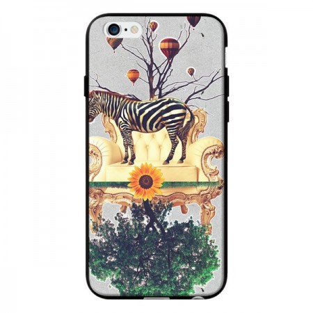 Coque Zebre The World pour iPhone 6 - Eleaxart