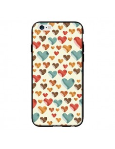 Coque Coeurs Colors pour iPhone 6 - Eleaxart