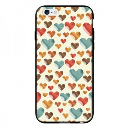 Coque Coeurs Colors pour iPhone 6 - Eleaxart Coque Coeurs Colors pour iPhone 6 - Eleaxart