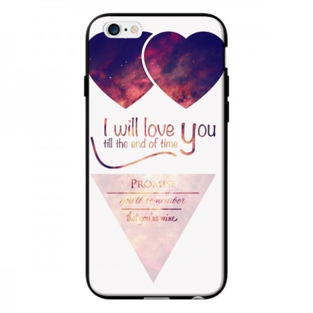 Coque I will love you until the end Coeurs pour iPhone 6 - Eleaxart Coque I will love you until the end Coeurs pour iPhone 6 - Eleaxart