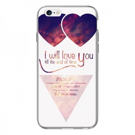 Coque I will love you until the end Coeurs pour iPhone 6 - Eleaxart Coque I will love you until the end Coeurs pour iPhone 6 - Eleaxart