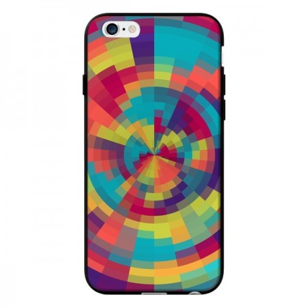 Coque Spirale de Couleurs Rouge Vert pour iPhone 6 - Eleaxart Coque Spirale de Couleurs Rouge Vert pour iPhone 6 - Eleaxart