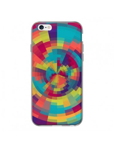 Coque Spirale de Couleurs Rouge Vert pour iPhone 6 - Eleaxart