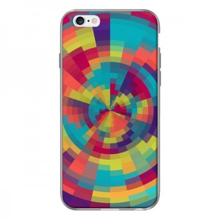 Coque Spirale de Couleurs Rouge Vert pour iPhone 6 - Eleaxart Coque Spirale de Couleurs Rouge Vert pour iPhone 6 - Eleaxart