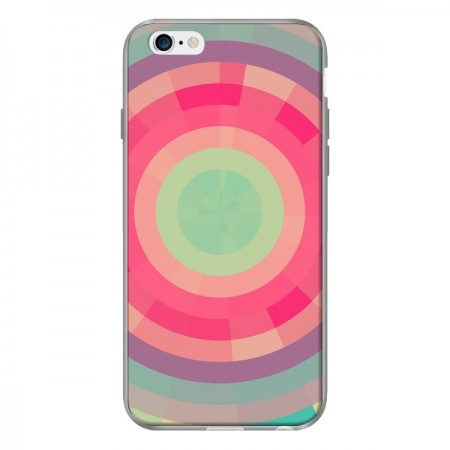 Coque Spirale de Couleurs Rose Vert pour iPhone 6 - Eleaxart Coque Spirale de Couleurs Rose Vert pour iPhone 6 - Eleaxart