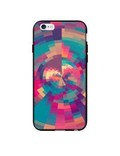 Coque Spirales de Couleurs Rose Violet pour iPhone 6 - Eleaxart