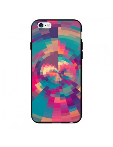 Coque Spirales de Couleurs Rose Violet pour iPhone 6 - Eleaxart