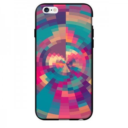 Coque Spirales de Couleurs Rose Violet pour iPhone 6 - Eleaxart Coque Spirales de Couleurs Rose Violet pour iPhone 6 - Eleaxart
