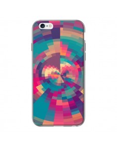 Coque Spirales de Couleurs Rose Violet pour iPhone 6 - Eleaxart 2