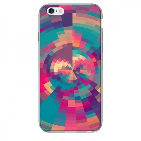 Coque Spirales de Couleurs Rose Violet pour iPhone 6 - Eleaxart Coque Spirales de Couleurs Rose Violet pour iPhone 6 - Eleaxart