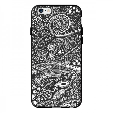 Coque Azteque Noir et Blanc pour iPhone 6 - Eleaxart Coque Azteque Noir et Blanc pour iPhone 6 - Eleaxart
