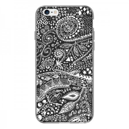 Coque Azteque Noir et Blanc pour iPhone 6 - Eleaxart Coque Azteque Noir et Blanc pour iPhone 6 - Eleaxart