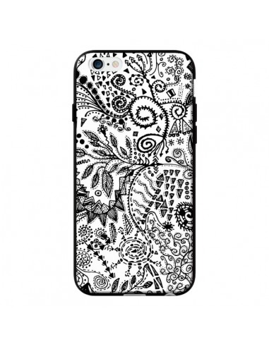 Coque Azteque Blanc et Noir pour iPhone 6 - Eleaxart