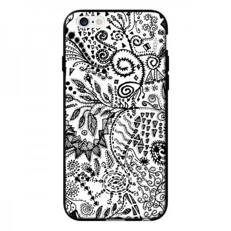 Coque Azteque Blanc et Noir pour iPhone 6 - Eleaxart Coque Azteque Blanc et Noir pour iPhone 6 - Eleaxart