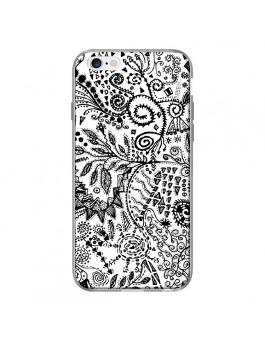 Coque Azteque Blanc et Noir pour iPhone 6 - Eleaxart
