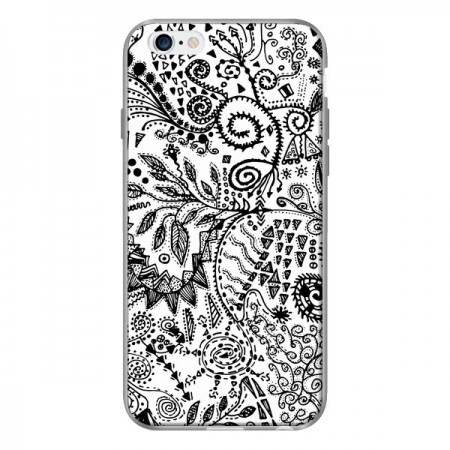 Coque Azteque Blanc et Noir pour iPhone 6 - Eleaxart Coque Azteque Blanc et Noir pour iPhone 6 - Eleaxart