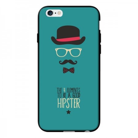 Coque Chapeau, Lunettes, Moustache, Noeud Papillon To Be a Good Hipster pour iPhone 6 - Eleaxart Coque Chapeau, Lunettes, Moustache, Noeud Papillon To Be a Good Hipster pour iPhone 6 - Eleaxart