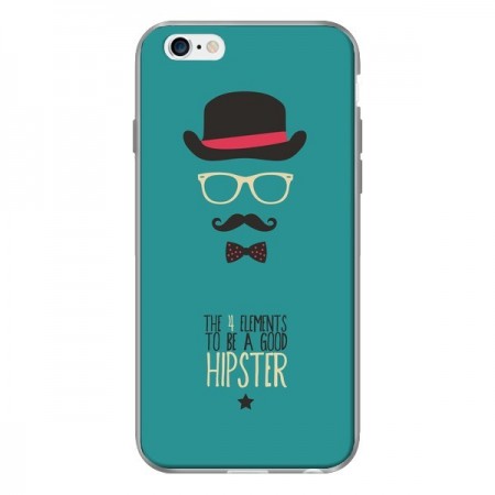Coque Chapeau, Lunettes, Moustache, Noeud Papillon To Be a Good Hipster pour iPhone 6 - Eleaxart Coque Chapeau, Lunettes, Moustache, Noeud Papillon To Be a Good Hipster pour iPhone 6 - Eleaxart