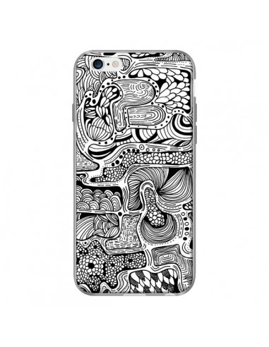 Coque Reflejo Reflet Noir et Blanc pour iPhone 6 - Eleaxart