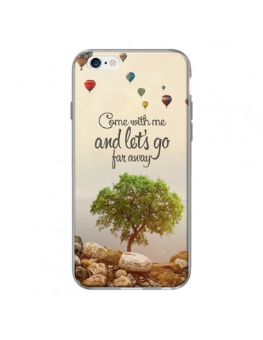Coque Let's Go Far Away Ballons pour iPhone 6 - Eleaxart