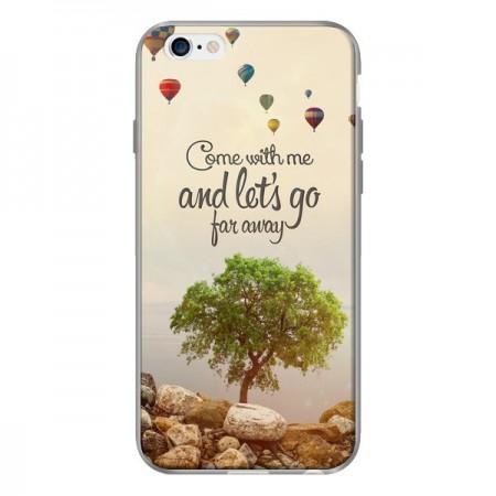 Coque Let's Go Far Away Ballons pour iPhone 6 - Eleaxart Coque Let's Go Far Away Ballons pour iPhone 6 - Eleaxart