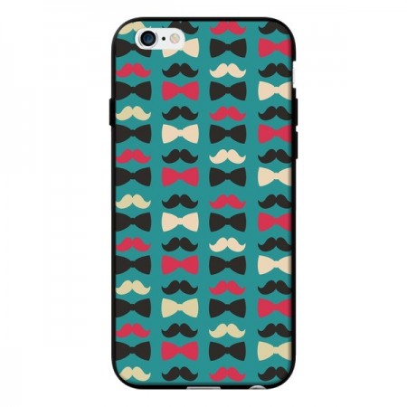 Coque Hipster Moustache Noeud Papillon pour iPhone 6 - Eleaxart Coque Hipster Moustache Noeud Papillon pour iPhone 6 - Eleaxart