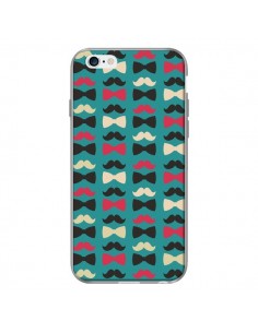 Coque Hipster Moustache Noeud Papillon pour iPhone 6 - Eleaxart 2
