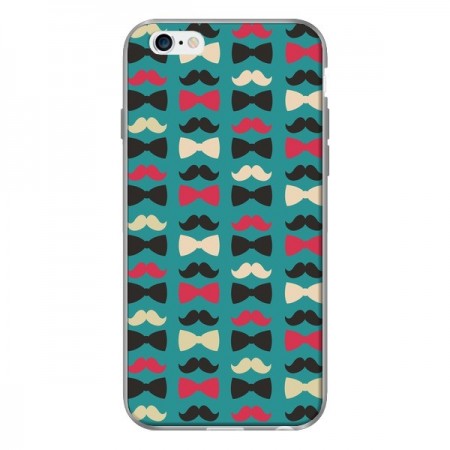 Coque Hipster Moustache Noeud Papillon pour iPhone 6 - Eleaxart Coque Hipster Moustache Noeud Papillon pour iPhone 6 - Eleaxart