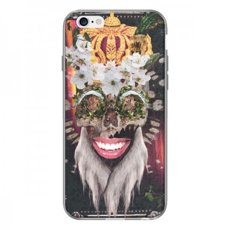 Coque My Best Costume Roi King Monkey Singe Couronne pour iPhone 6 - Eleaxart